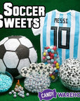 Soccer Wrapped Butter Mint Creams: 300-Piece Case
