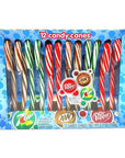 Soda Pop Candy Canes - Dr. Pepper, 7-Up, and A&W: 12-Piece Box