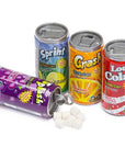 Soda Pop Fizzy Candy Cans Six-Packs: 12-Piece Box