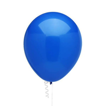 Solid Color 11-Inch Standard Balloons - Dark Blue: 5-Piece Set - Candy Warehouse