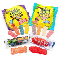 Sour Patch Kids and Swedish Fish Candy Packs Assortment: 160-Piece Bag - Candy Warehouse
