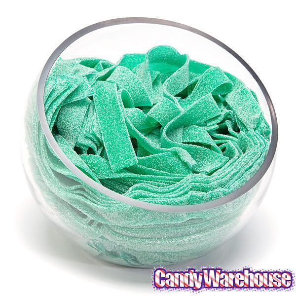 Sour Power Belts Candy - Green Apple: 3KG Bag - Candy Warehouse
