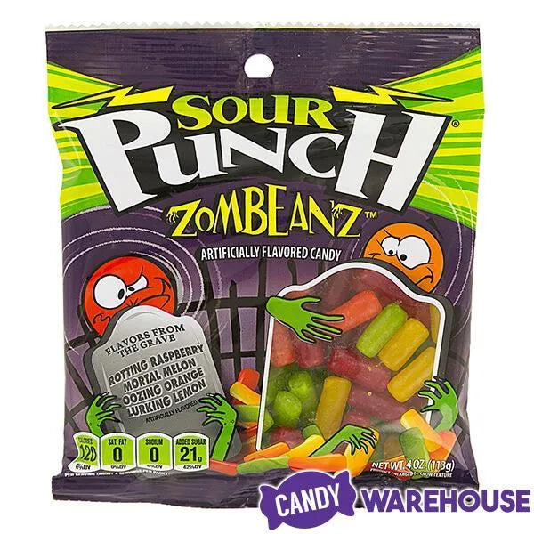 Sour Punch Zombeanz Gummy Candy: 2LB Box – Candy Warehouse