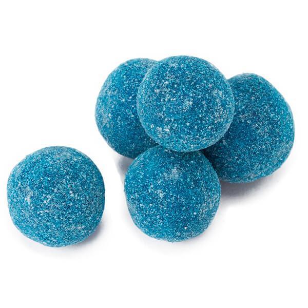 Sour Spanks Chewy Candy Balls - Blue Raspberry: 5LB Bag - Candy Warehouse