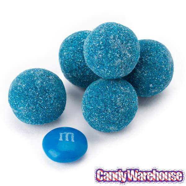 Sour Spanks Chewy Candy Balls - Blue Raspberry: 5LB Bag - Candy Warehouse
