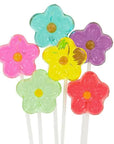 Sparkle Candy Flower Lollipops: 100-Piece Bag