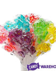 Sparkle Candy Flower Lollipops: 100-Piece Bag