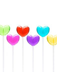 Sparkle Candy Heart Lollipops - Assorted: 100-Piece Bag