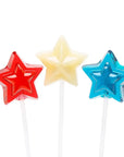 Sparkle Candy Patriotic USA Star Lollipops: 100-Piece Bag