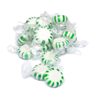 Spearmint Starlight Mints Candy: 5LB Bag - Candy Warehouse