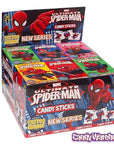 Spiderman Candy Sticks Packs: 30-Piece Box