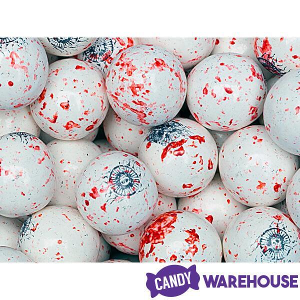 Spooky Eyeballs 1-Inch Gumballs: 850-Piece Case - Candy Warehouse