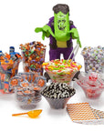 Spooky Halloween Candy Bar Table Assortment
