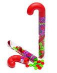 Spree Candy Filled Plastic Candy Cane Tubes: 24-Piece Box