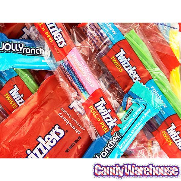Spring Treats Twizzlers and Jolly Rancher Candy Mega Mix: 50-Piece Bag - Candy Warehouse