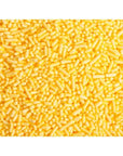 Sprinkle King Candy Sprinkles - Yellow: 6LB Carton