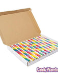 Squire Boone Rainbow Cherry Candy Barber Poles with Handles: 12-Piece Box