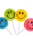 Squire Boone Teeny Smiley Face Lollipops: 48-Piece Box