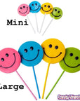 Squire Boone Teeny Smiley Face Lollipops: 48-Piece Box