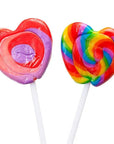Squire Boone Teeny Swirled Heart Lollipops: 48-Piece Box