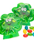 St. Patrick's Day Jelly Beans Candy in Shamrock Packs: 24-Piece Bag