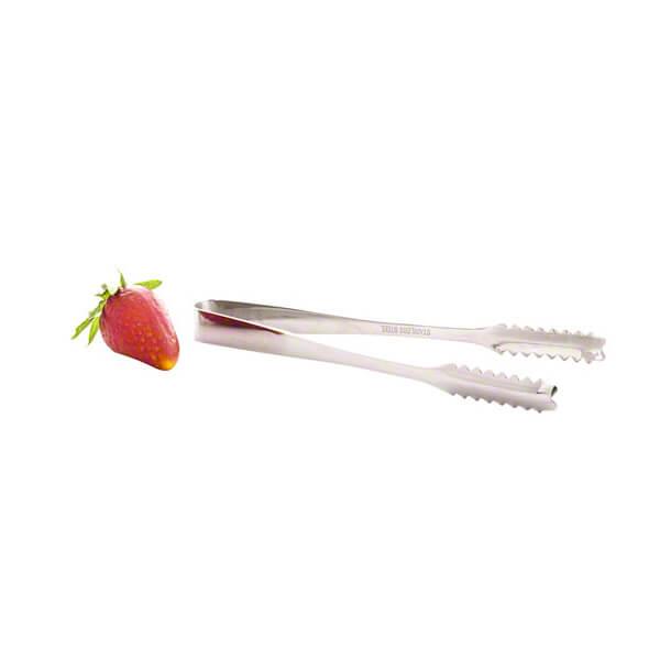 Stainless Steel 6.5-Inch Elongated Candy Tongs - Candy Warehouse