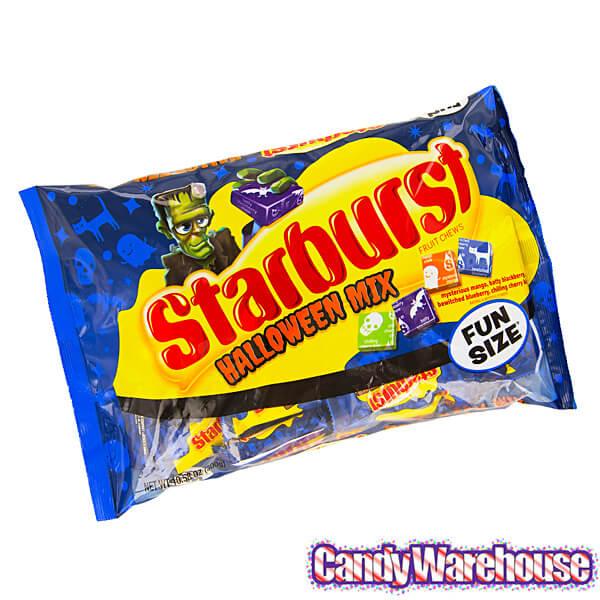 Starburst Fruit Chews Candy Fun Size Packs - Halloween Mix: 30-Piece Bag - Candy Warehouse