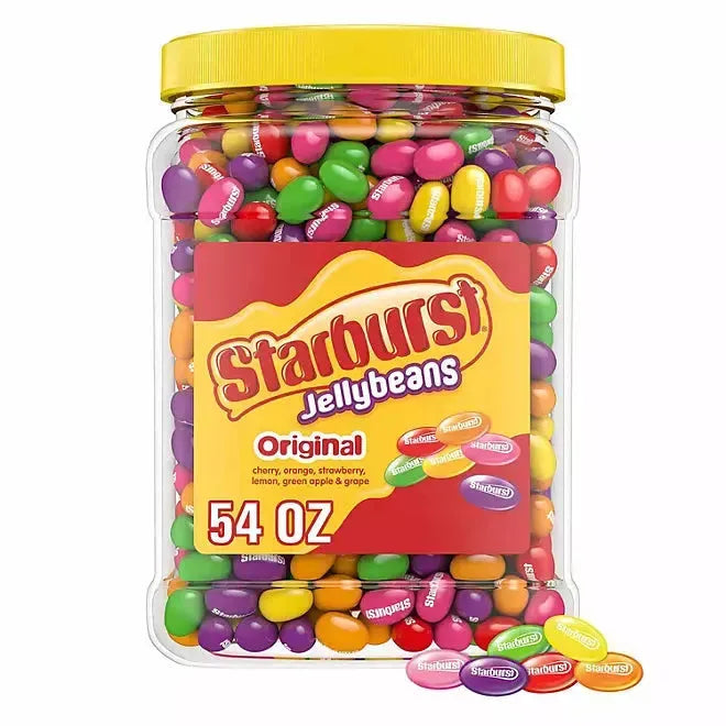 Starburst Jelly Beans Candy 54Ounce Tub Candy Warehouse