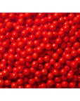 Sugar Candy Beads - Red: 2LB Bag