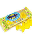 Sugar Free Peeps Yellow Marshmallow Chicks 3-Piece Packs: 12-Piece Case