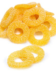 Sugared Gummy Pineapple Rings Candy: 1KG Bag