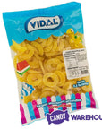 Sugared Gummy Pineapple Rings Candy: 1KG Bag