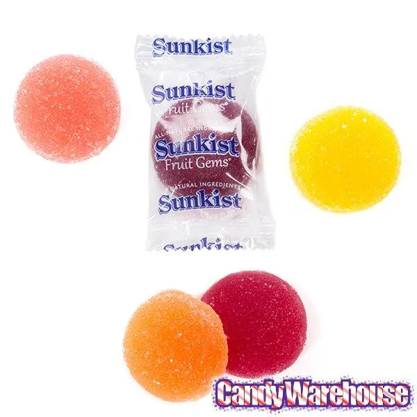 Sunkist Fruit Gems Candy Wrapped 5LB Bag Candy Warehouse