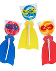 Superhero Swirl Lollipops: 12-Piece Box
