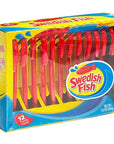 Swedish Fish Candy Canes: 12-Piece Box