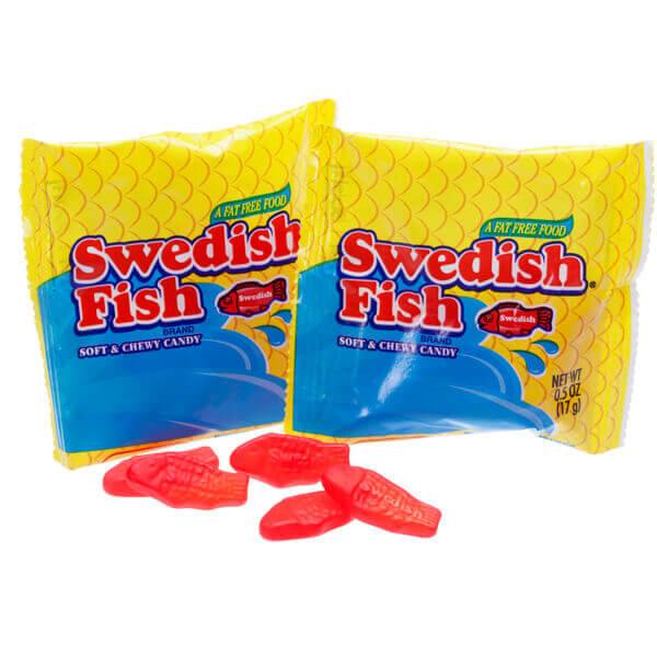 Swedish Fish Candy Treat Size Packs: 5LB Bag