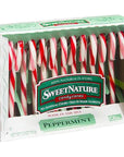 Sweet Nature Candy Canes - Peppermint: 12-Piece Box