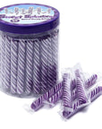 Sweet Spindles Mini Hard Candy Sticks - Grape: 50-Piece Jar