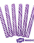 Sweet Spindles Mini Hard Candy Sticks - Grape: 50-Piece Jar