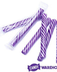 Sweet Spindles Mini Hard Candy Sticks - Grape: 50-Piece Jar