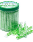 Sweet Spindles Mini Hard Candy Sticks - Lime: 50-Piece Jar