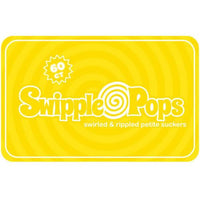 Swipple Pops Petite Swirl Ripple Lollipops - Yellow Banana: 60-Piece Tub - Candy Warehouse