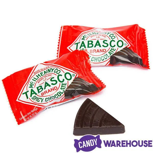 Tabasco Spicy Dark Chocolate Wedges: 144-Piece Paint Can – Candy