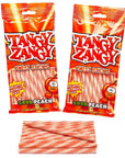 Tangy Zangy Twist Sticks Candy Packs - Sour Peach: 12-Piece Box
