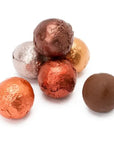 Thompson Autumn Colors Foiled Milk Chocolate Balls: 5LB Bag