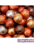 Thompson Autumn Colors Foiled Milk Chocolate Balls: 5LB Bag