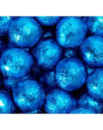 Thompson Blue Foiled Milk Chocolate Balls: 5LB Bag