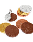 Thompson Foiled Extra Large Milk Chocolate Coins: 72-Piece Tub