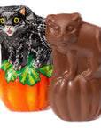 Thompson Foiled Milk Chocolate Jack-O-Kitty Cats: 24-Piece Display
