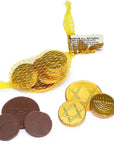 Thompson Hanukkah Gelt Gold Foiled Milk Chocolate Coins 1-Ounce Mesh Bags: 30-Piece Tub